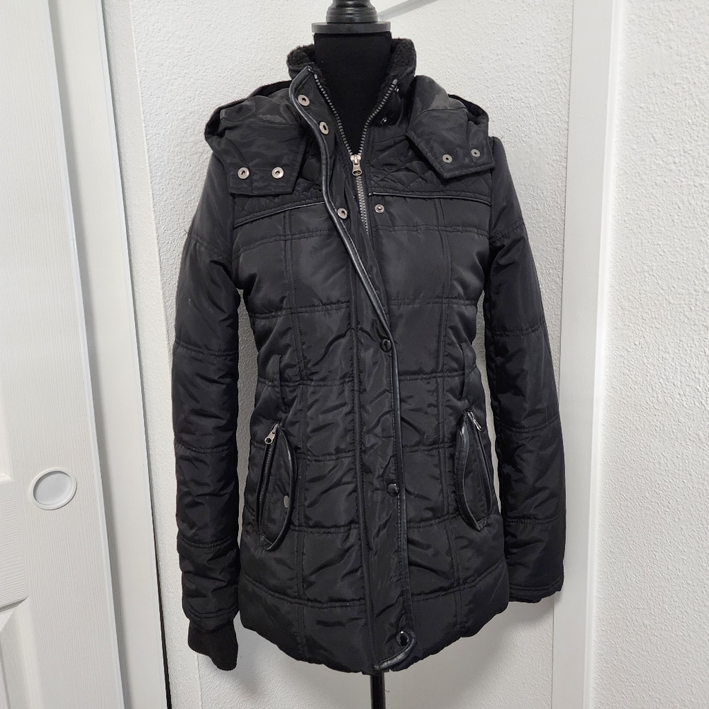 Beverly Hills Polo Club Black Puffer Jacket